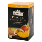 شاي احمد – شاي أسود بالخوخ والباشن فروت – 20 كيس شاي تغليف فردي